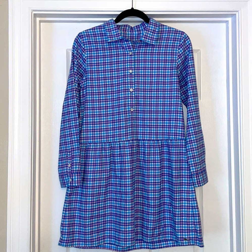 Nwt Vineyard vines girls flannel dress